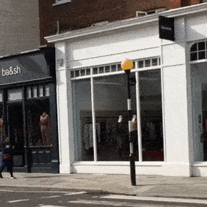 Shops on King's Road in London