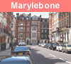 View of Marylebone in London