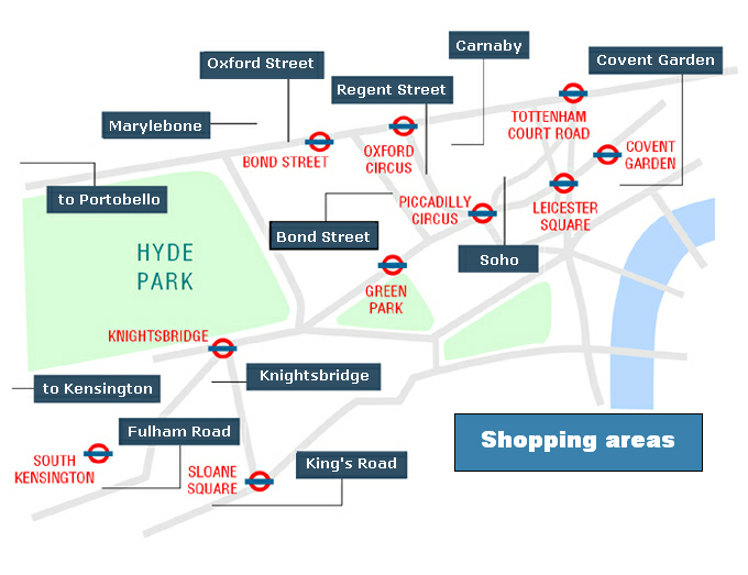 London Mall Map