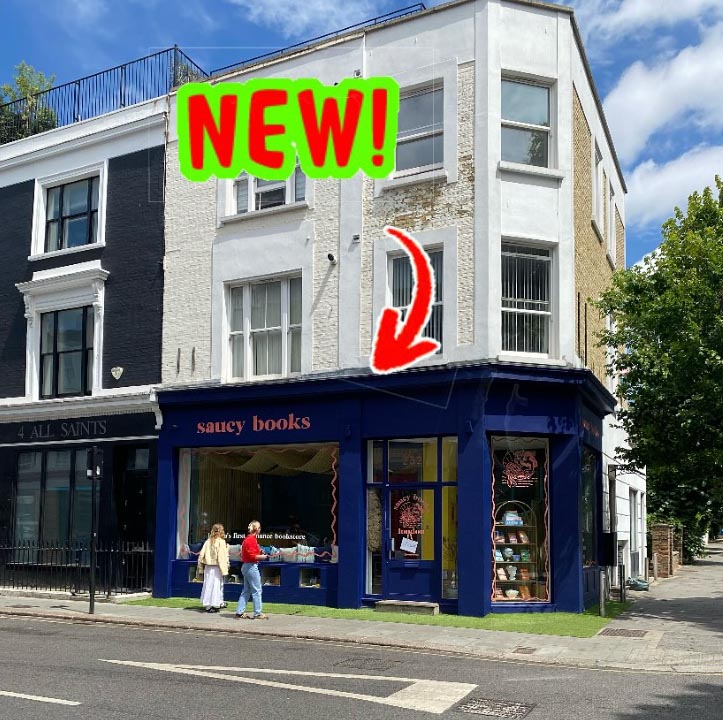 New shop on corner of All Saint's Road in London's Notting Hill