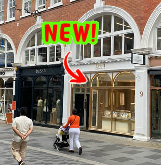New shop on South Molton Street in London's Mayfair