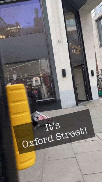 A walk down Oxford Street in London
