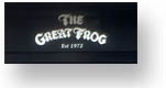 Shop sign at the Great Frog jewellers
