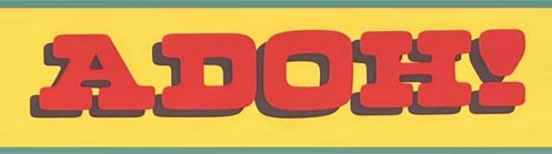 Sign at Adoh restaurant on Maiden Lane in London's Covent Garden