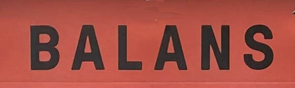 Balans restaurant sign on Kensington High Street