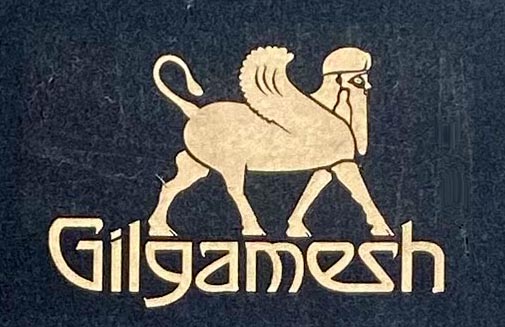 Sign at Gilgamesh restaurant on Upper St. Martin's Lane in Covent Garden, London