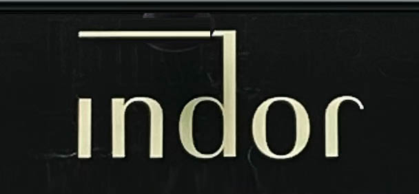 Shop sign at Indor furniture shop on All Saint's Road