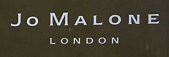 Sign at Jo Malone shop on King Street in Covent garden