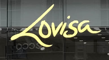 Lovisa shop sign on Kensington High Street