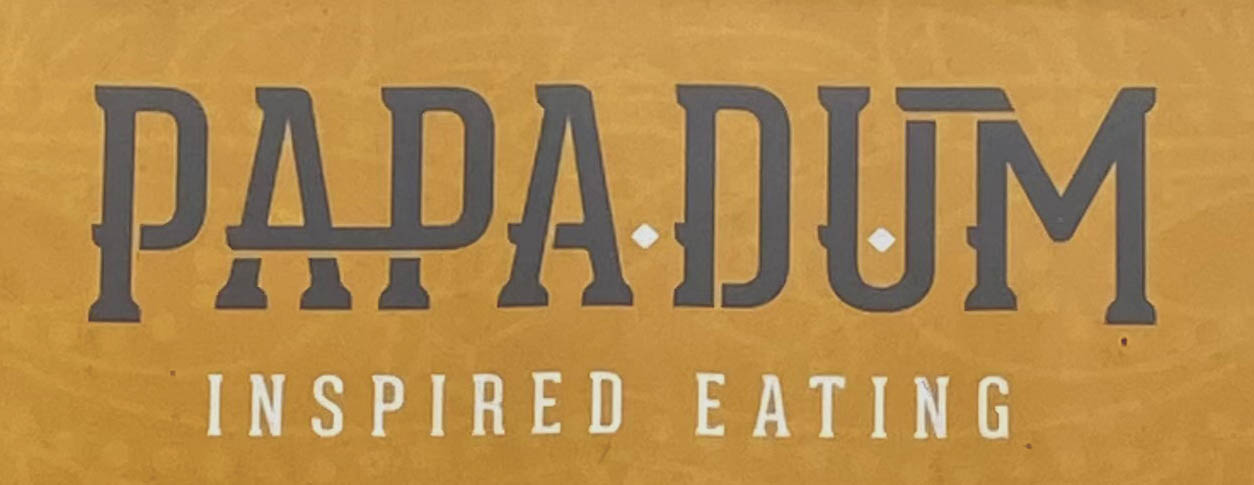 Sign at Papa Dum restaurant on James Street