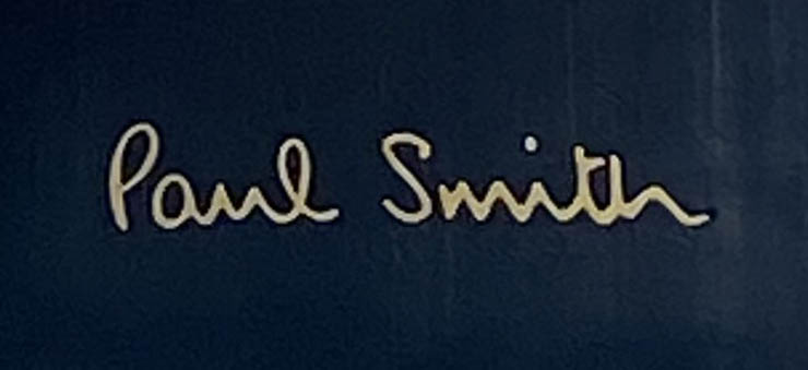 Sign at Paul Smith shop on Marylebone High Street