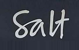 Sign at Salt shop on Motcomb Street in London's Knightsbridge