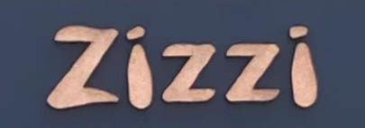 Sign at Zizzi restaurant on the Strand in London