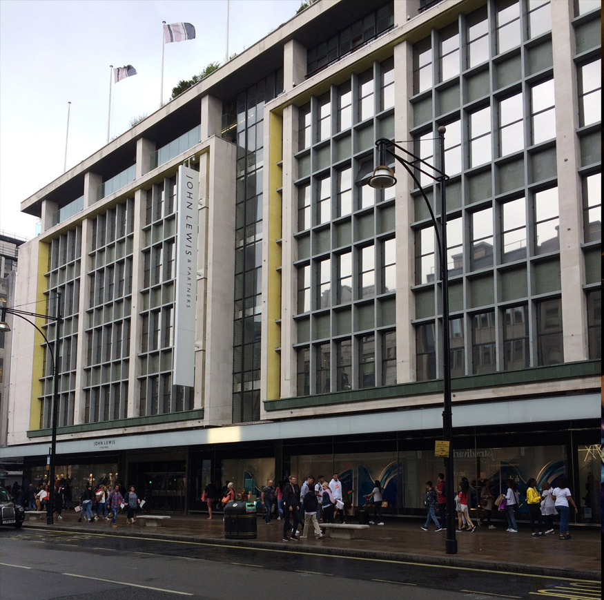 John Lewis department store on London's Oxford Street