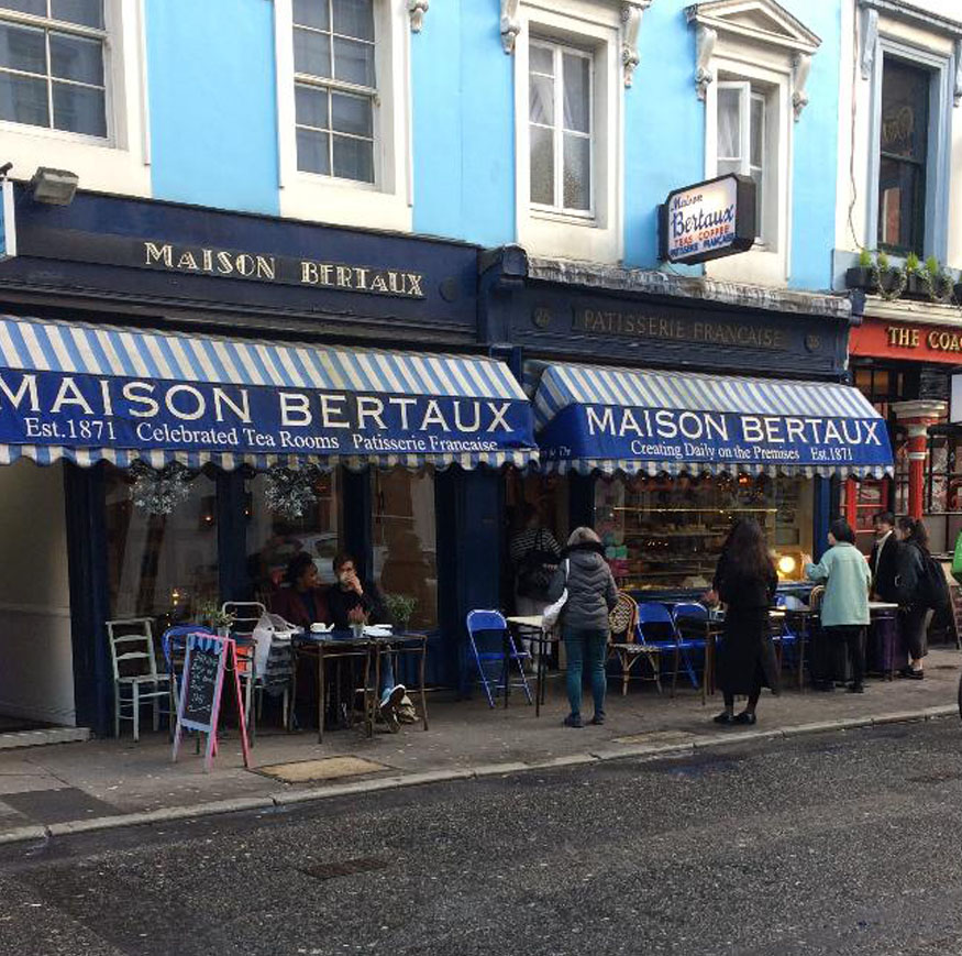 Maison Bertaux French tea rooms in London's Soho