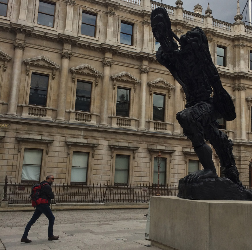 Courtyard of the Royal Academy of Arts in London