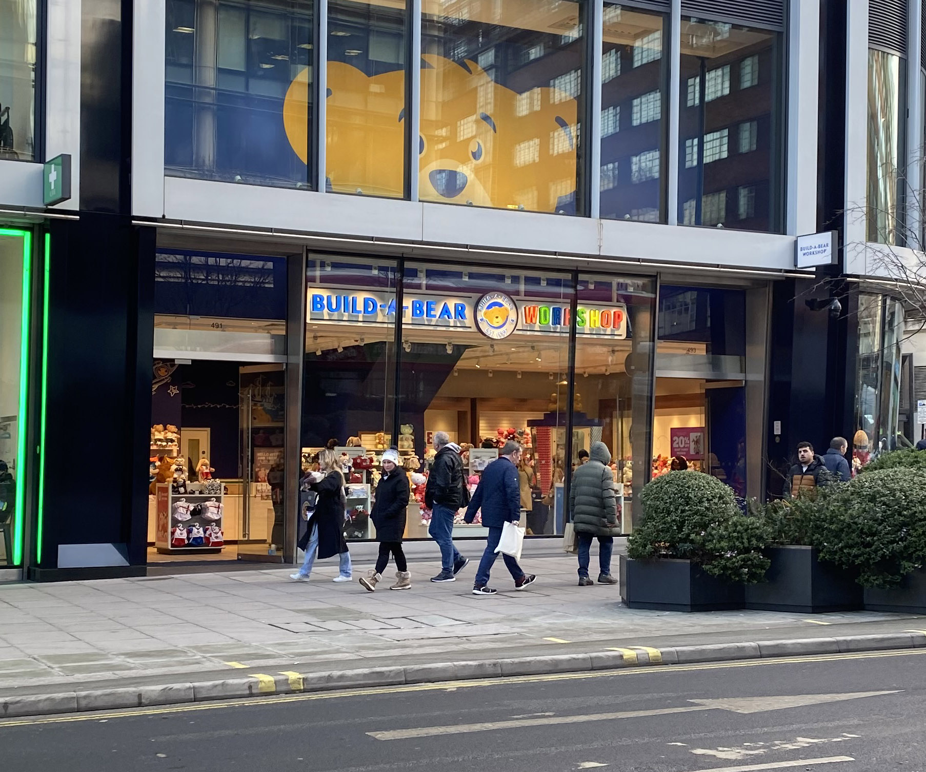 Build-a-Bear Workshop on Oxford Street in London