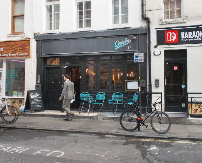 Cerviche Peruvian restaurant on Frith Street in London’s Soho