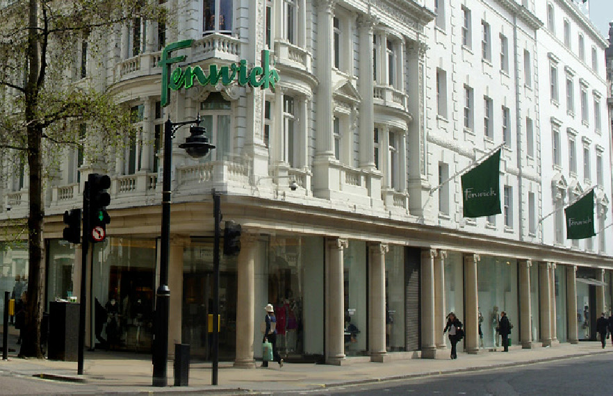 Fenwick department store on New Bond Street in London’s Mayfair