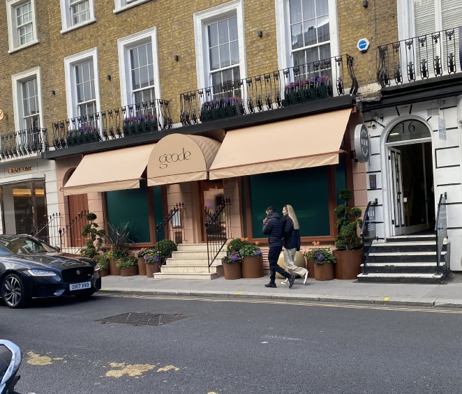 Geode restaurant in London’s Knightsbridge