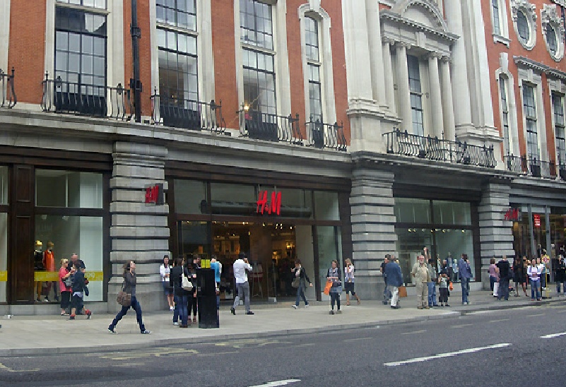 H+M store on London’s Oxfrod Street