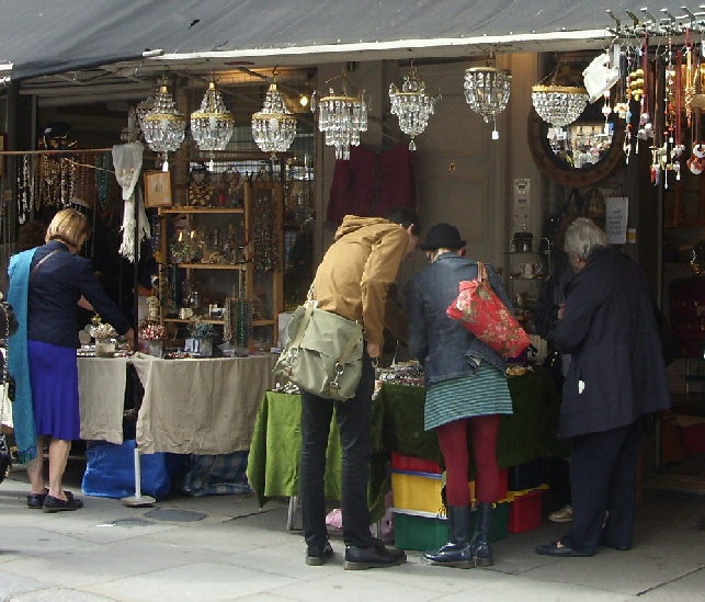 Harris arcade in London’s Portobello Market