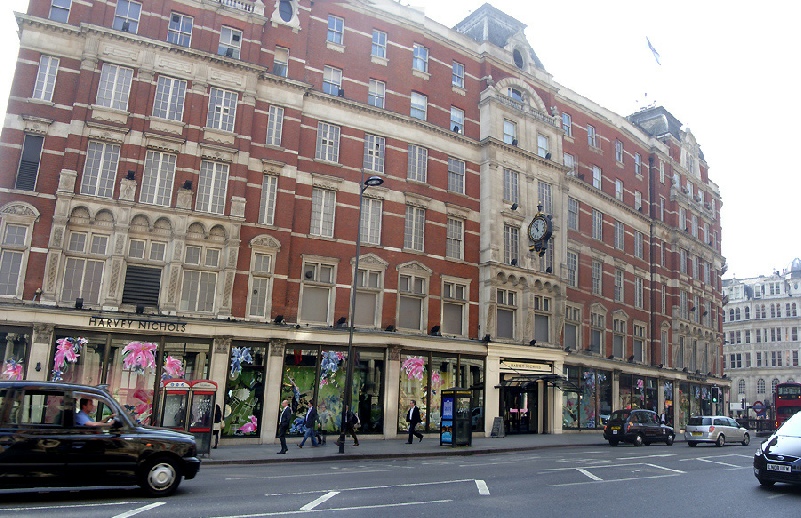 Harvey Nichols department store in London’s Knightsbridge