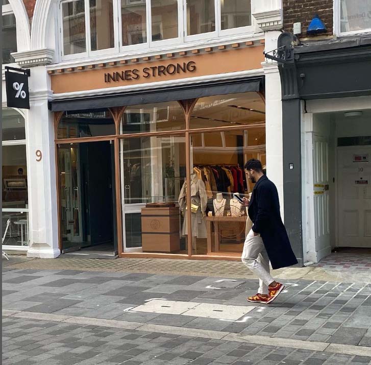 Innes Strong Mexican design shop on South Molton Street in London