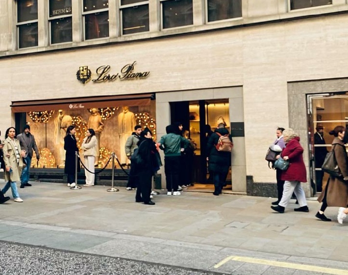 Loro Piana store on London’s New Bond Street