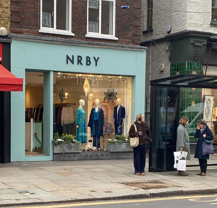 NRBY clothing shop on King’s Road in Chelsea