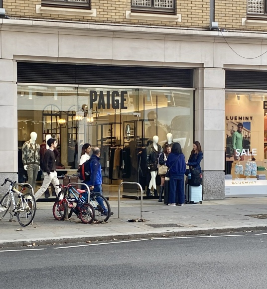 Paige fashions store on King’s Road in London’s Chelsea