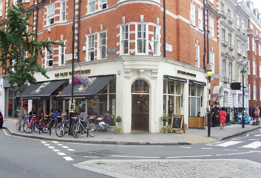 Le Pain Quotidien bakery and cafe on Marylebone High Street