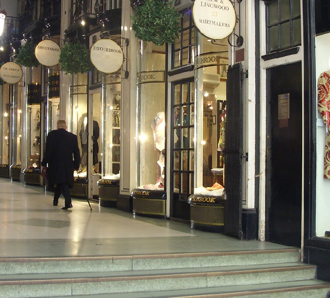 Piccadilly - Piccadilly Arcade leading to Jermyn Street