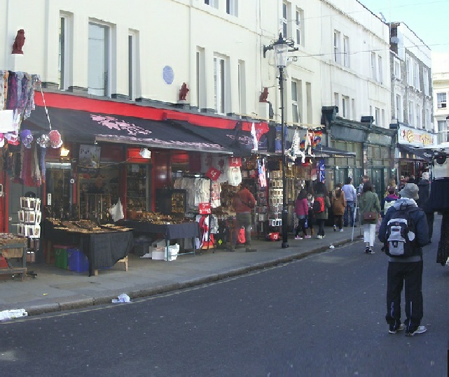 Portobello Road - Red Lion market stalls