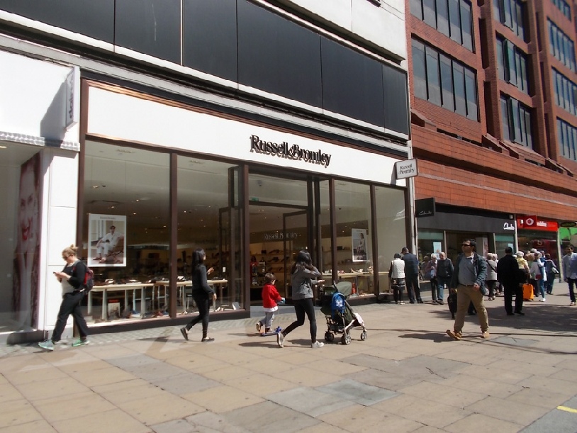 Russell and Bromley shoes shop near 