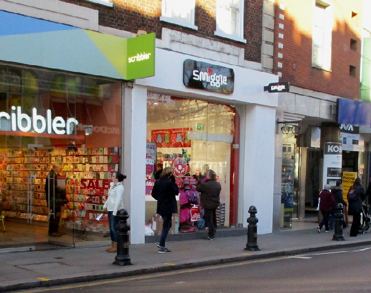 Smiggle stationery shop on King's Road in London's Chelsea