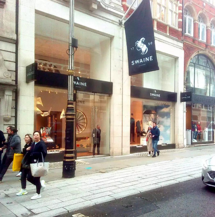 Swaine store on London’s New Bond Street