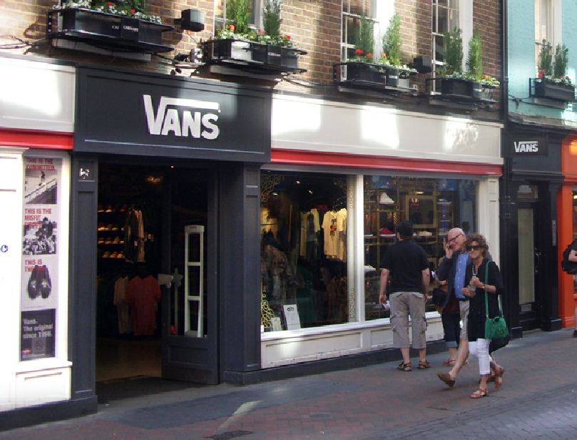 vans shop carnaby street