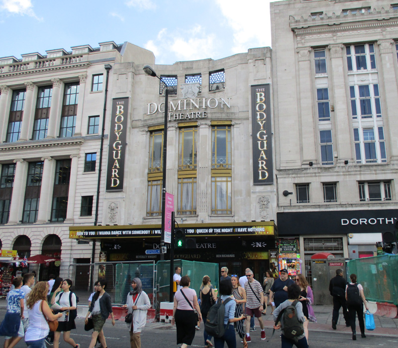 The Dominion Theatre in London