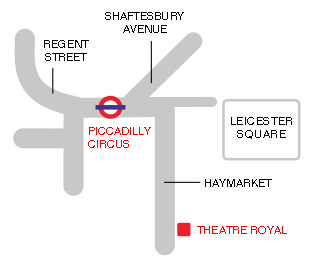 The Theatre Royal Haymarket in London